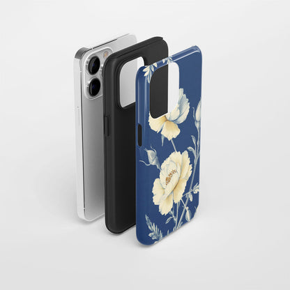 Double-Layer Semi-Handprinted Tough Matte iPhone Case