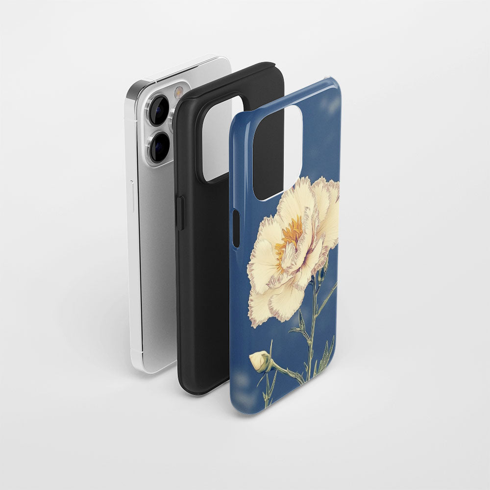 Double-Layer Semi-Handprinted Tough Matte iPhone Case