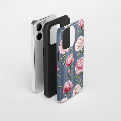 Double-Layer Semi-Handprinted Tough Matte iPhone Case