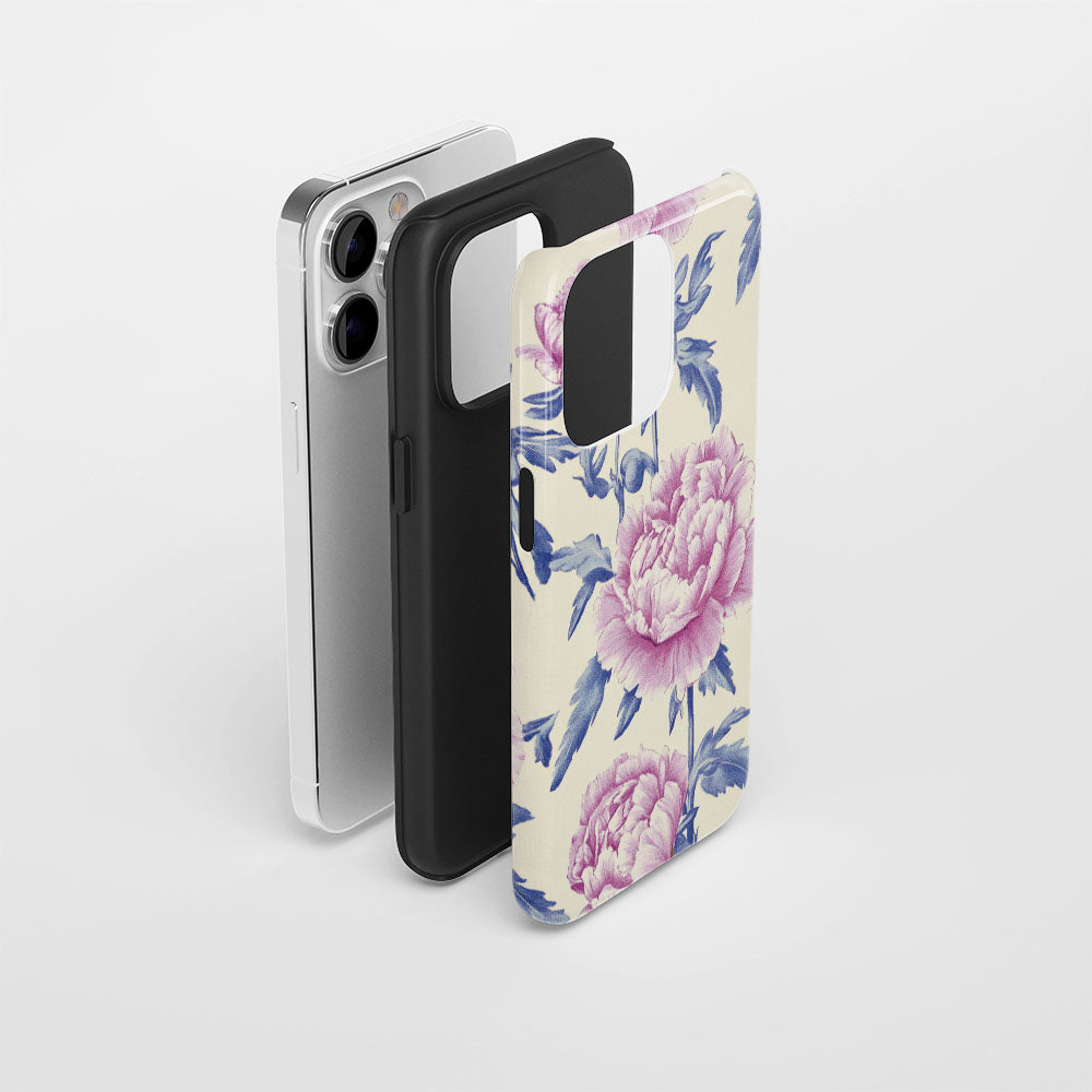 Double-Layer Semi-Handprinted Tough Matte iPhone Case