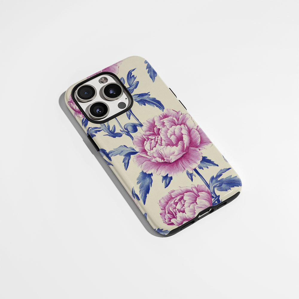 Double-Layer Semi-Handprinted Tough Matte iPhone Case