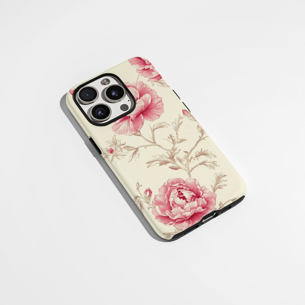 Double-Layer Semi-Handprinted Tough Matte iPhone Case