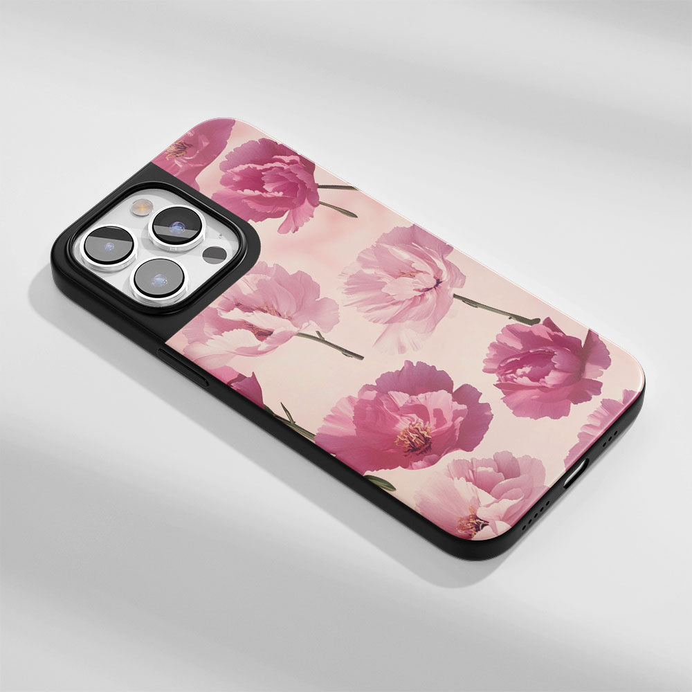 Industry-Level Tough Matte Carnation iPhone Case