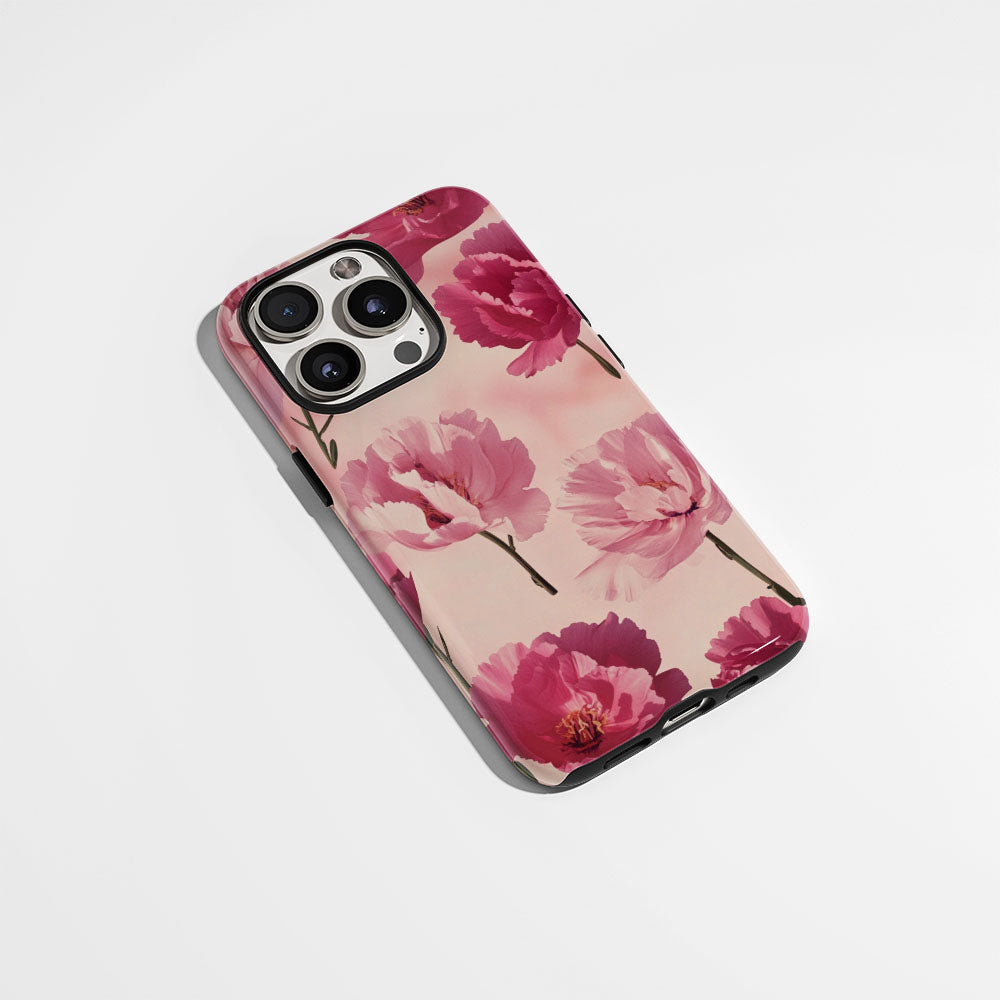 Double-Layer Semi-Handprinted Tough Matte iPhone Case