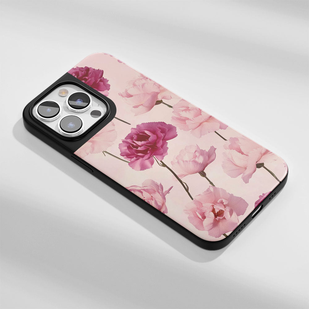 Industry-Level Tough Matte Carnation iPhone Case