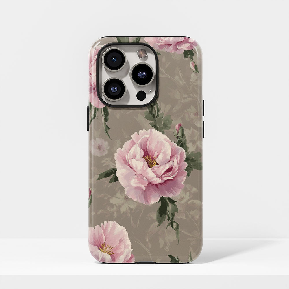 Double-Layer Semi-Handprinted Tough Matte iPhone Case