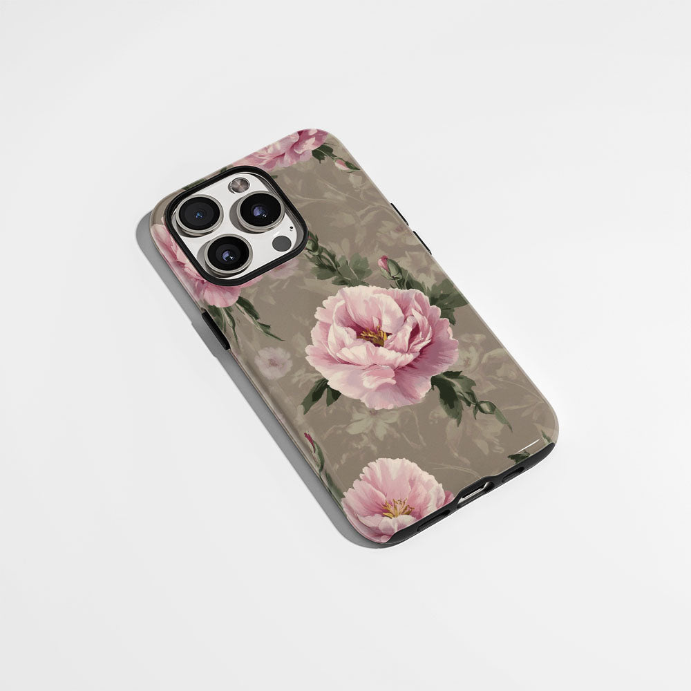 Double-Layer Semi-Handprinted Tough Matte iPhone Case