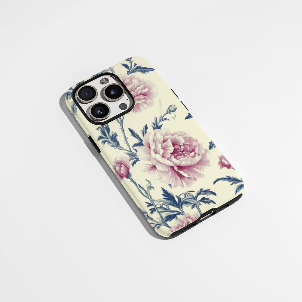 Double-Layer Semi-Handprinted Tough Matte iPhone Case