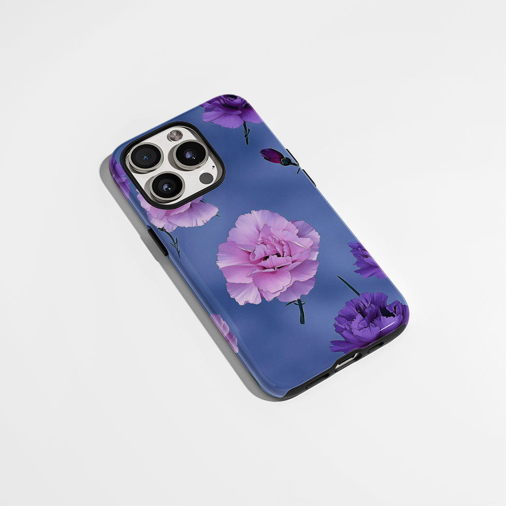 Double-Layer Semi-Handprinted Tough Matte iPhone Case