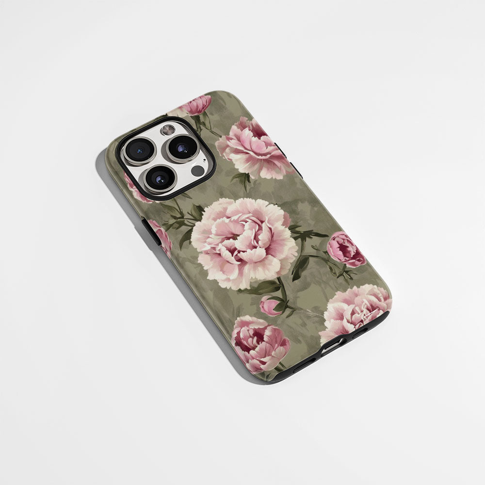 Double-Layer Semi-Handprinted Tough Matte iPhone Case