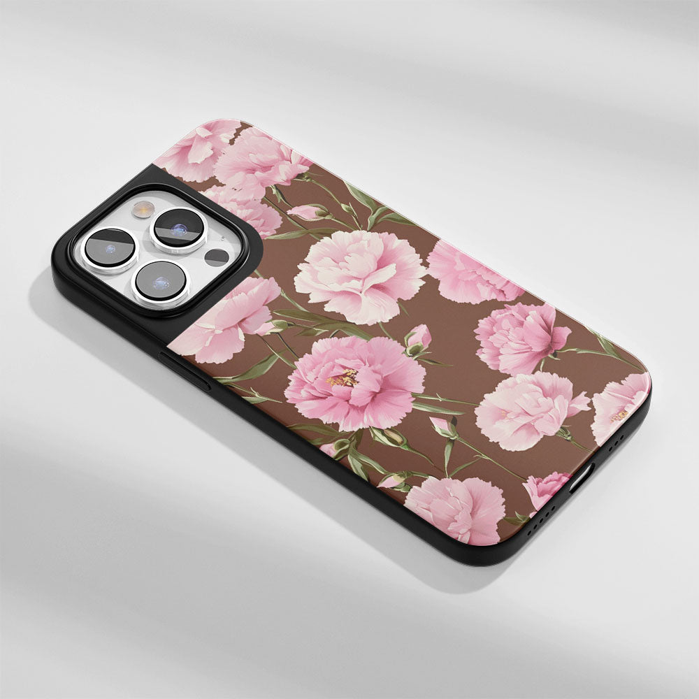 Industry-Level Tough Matte Carnation iPhone Case