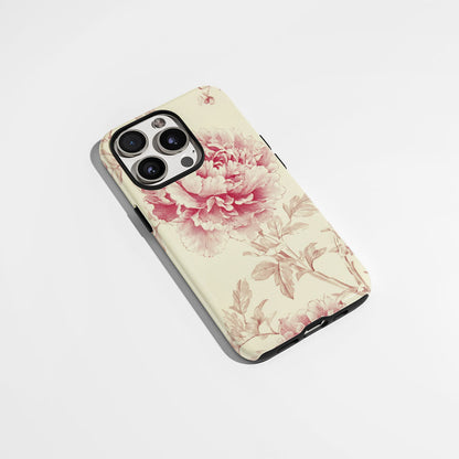 Double-Layer Semi-Handprinted Tough Matte iPhone Case