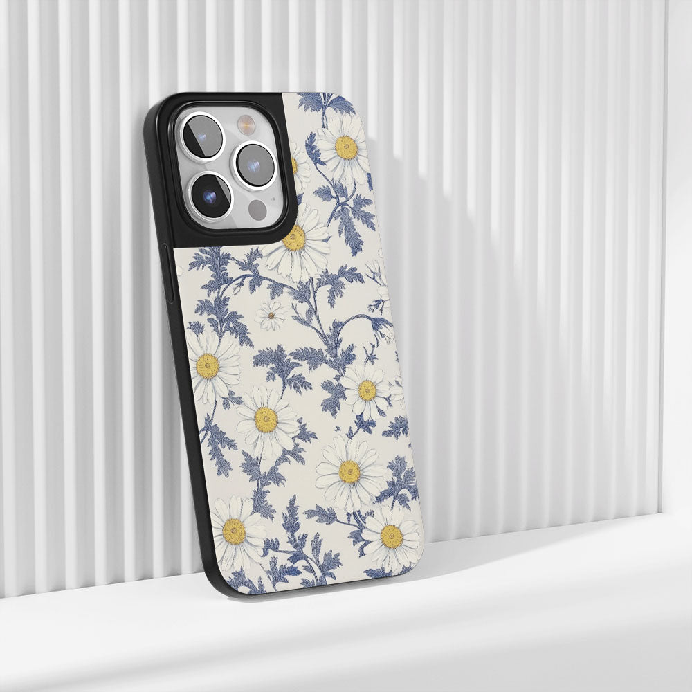 Industry-Level Tough Matte Daisy iPhone Case