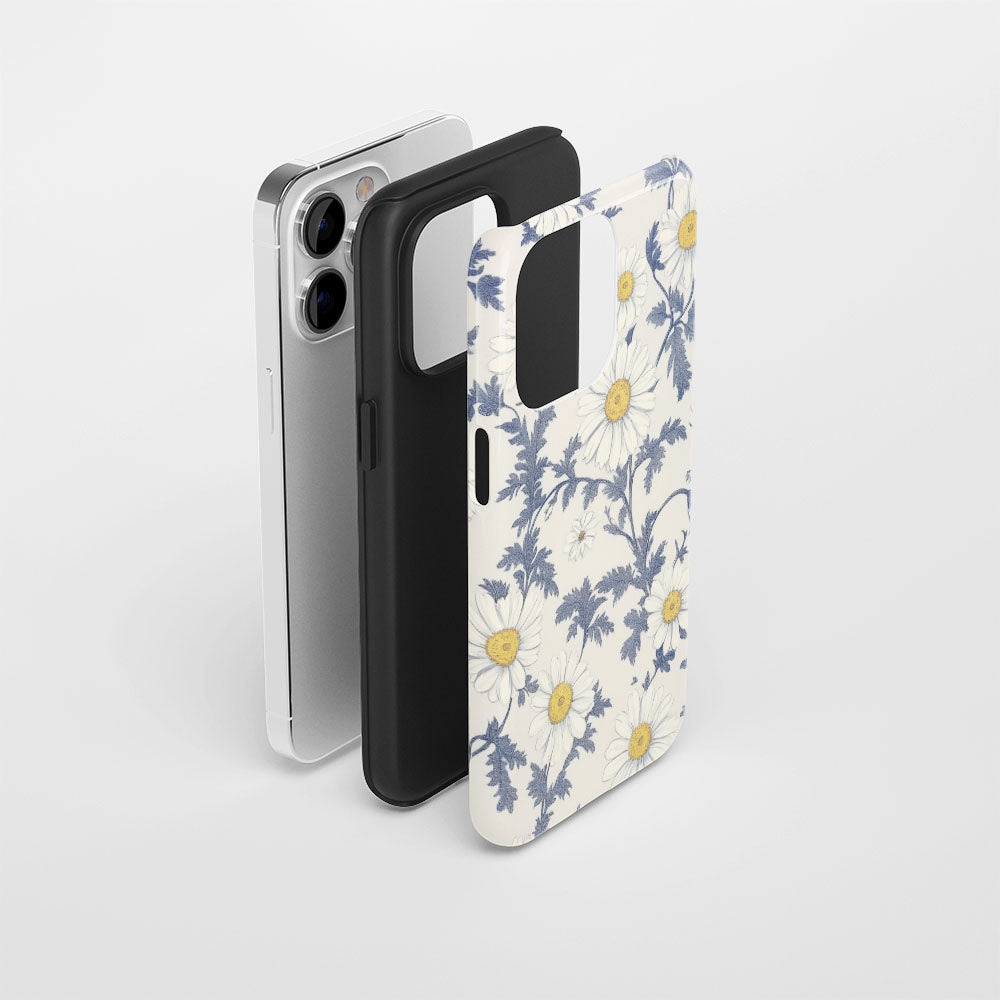 Double-Layer Semi-Handprinted Tough Matte iPhone Case