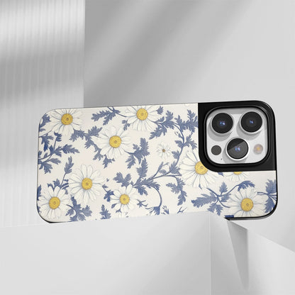 Industry-Level Tough Matte Daisy iPhone Case