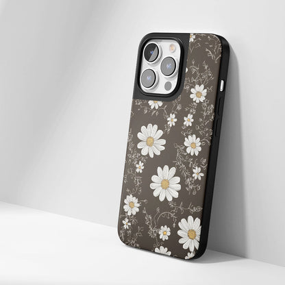 Industry-Level Tough Matte Daisy iPhone Case