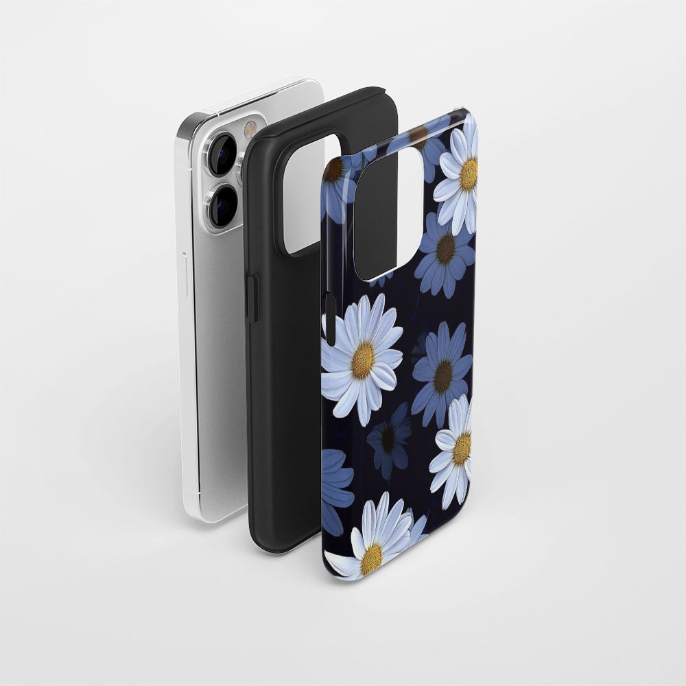 Double-Layer Semi-Handprinted Tough Matte iPhone Case