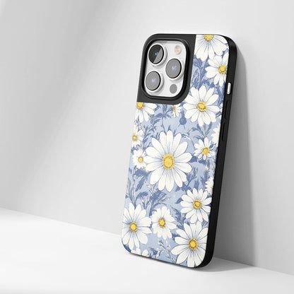 Industry-Level Tough Matte Daisy iPhone Case