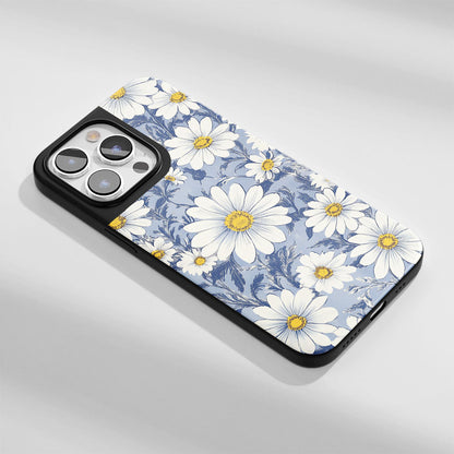 Industry-Level Tough Matte Daisy iPhone Case