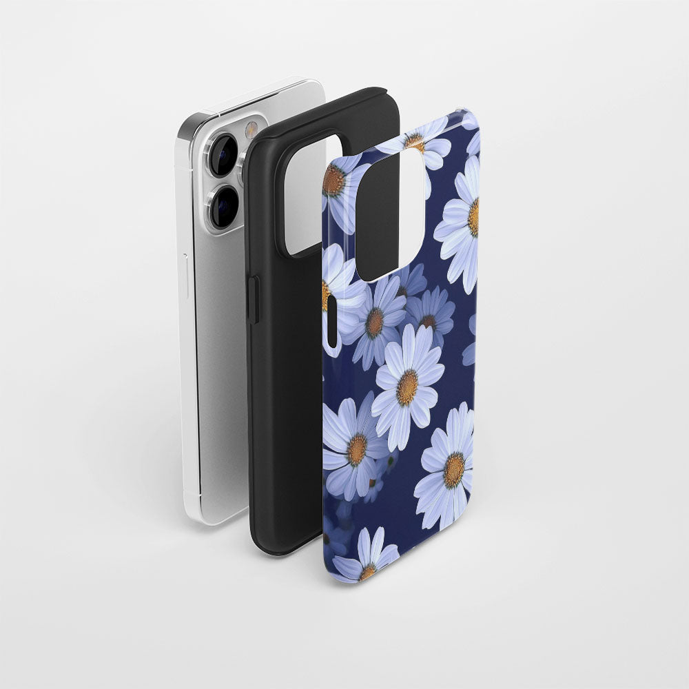 Double-Layer Semi-Handprinted Tough Matte iPhone Case