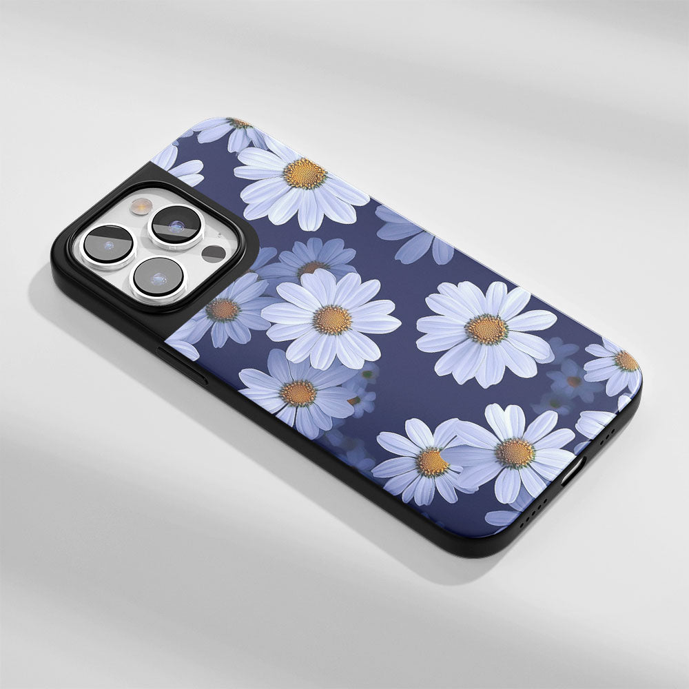 Industry-Level Tough Matte Daisy iPhone Case