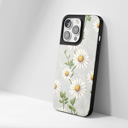 Industry-Level Tough Matte Daisy iPhone Case