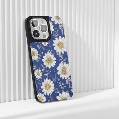 Industry-Level Tough Matte Daisy iPhone Case