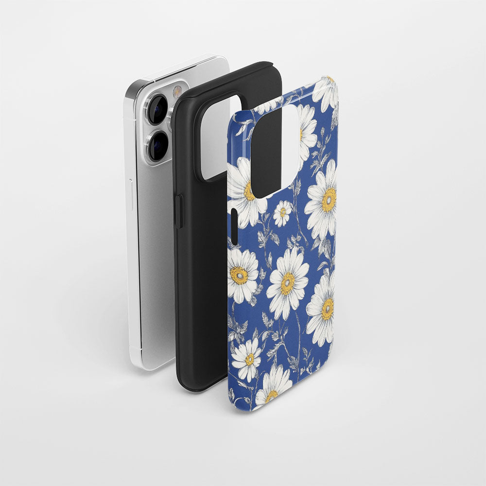 Double-Layer Semi-Handprinted Tough Matte iPhone Case