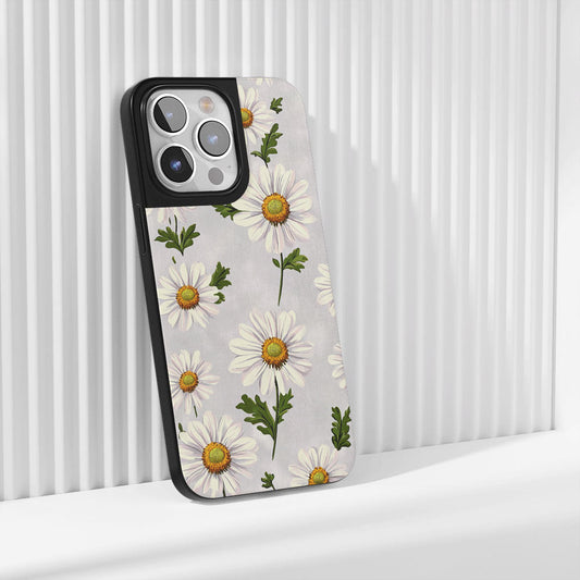 Industry-Level Tough Matte Daisy iPhone Case