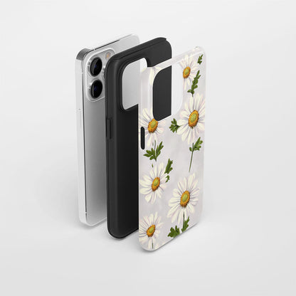 Double-Layer Semi-Handprinted Tough Matte iPhone Case