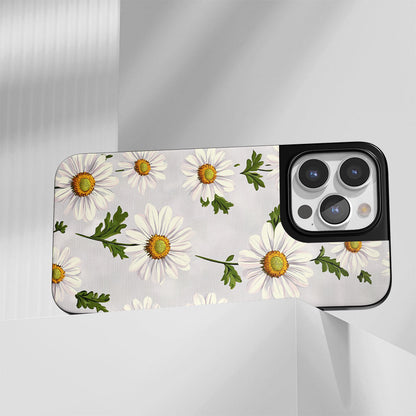 Industry-Level Tough Matte Daisy iPhone Case