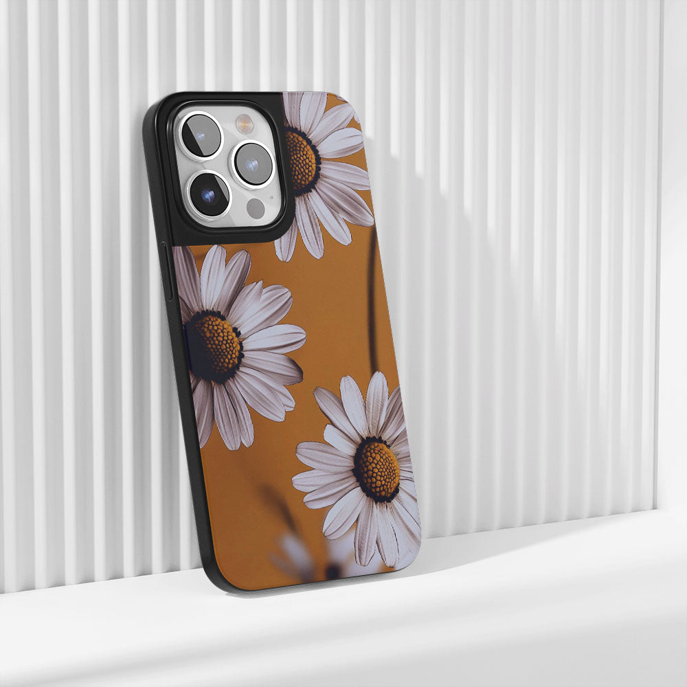 Industry-Level Tough Matte Daisy iPhone Case