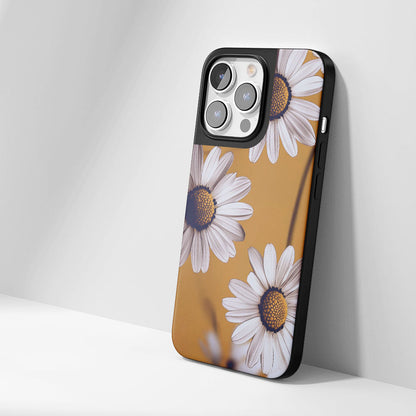 Industry-Level Tough Matte Daisy iPhone Case