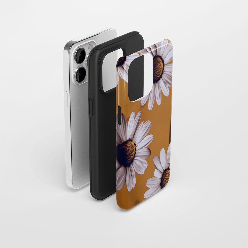 Double-Layer Semi-Handprinted Tough Matte iPhone Case