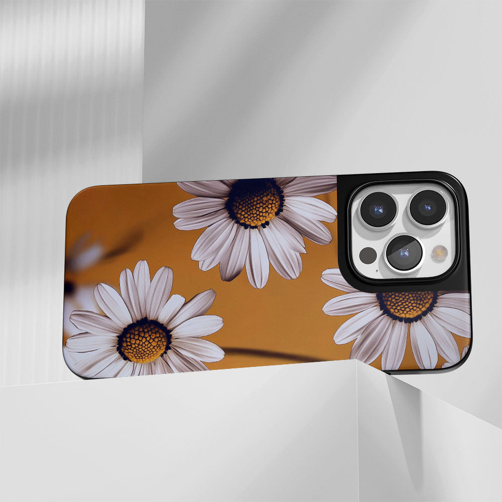 Industry-Level Tough Matte Daisy iPhone Case