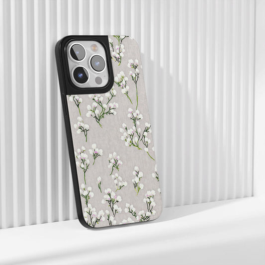 Industry-Level Tough Matte Gypsophila iPhone Case