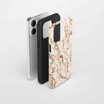 Double-Layer Semi-Handprinted Tough Matte iPhone Case