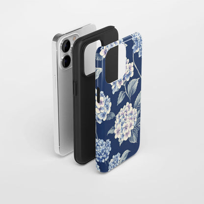 Double-Layer Semi-Handprinted Tough Matte iPhone Case