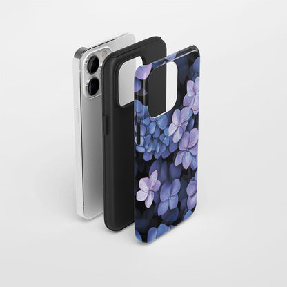 Double-Layer Semi-Handprinted Tough Matte iPhone Case