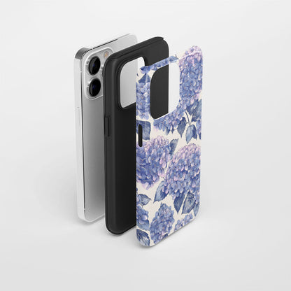 Double-Layer Semi-Handprinted Tough Matte iPhone Case