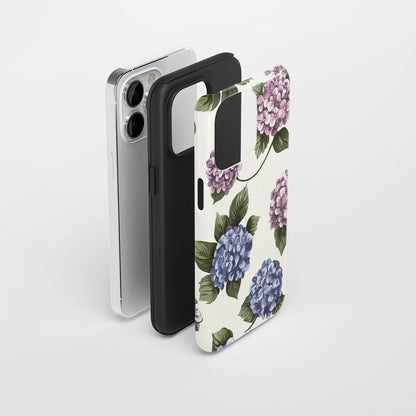 Double-Layer Semi-Handprinted Tough Matte iPhone Case