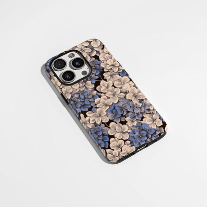 Double-Layer Semi-Handprinted Tough Matte iPhone Case