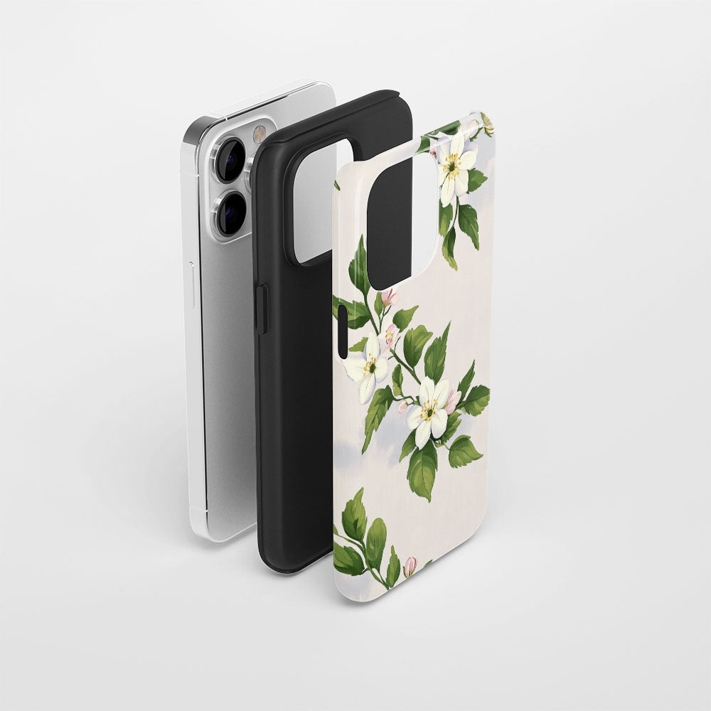 Double-Layer Semi-Handprinted Tough Matte iPhone Case