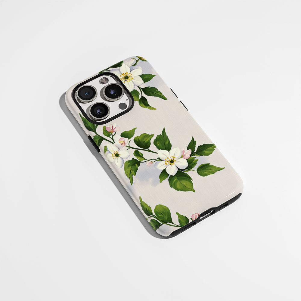 Double-Layer Semi-Handprinted Tough Matte iPhone Case