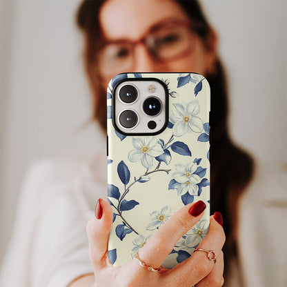 Double-Layer Semi-Handprinted Tough Matte iPhone Case