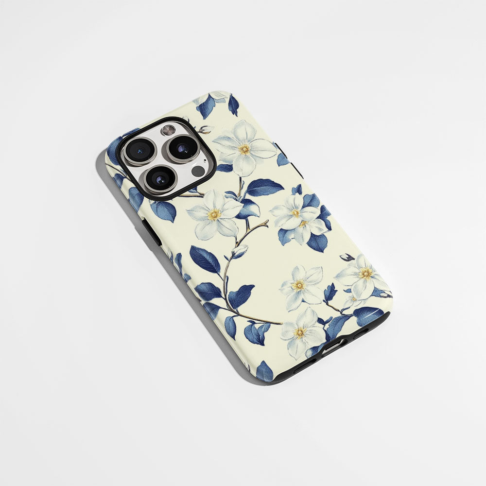 Double-Layer Semi-Handprinted Tough Matte iPhone Case