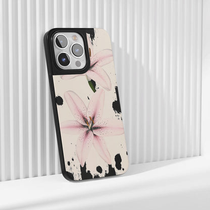 Industry-Level Tough Matte Lily iPhone Case