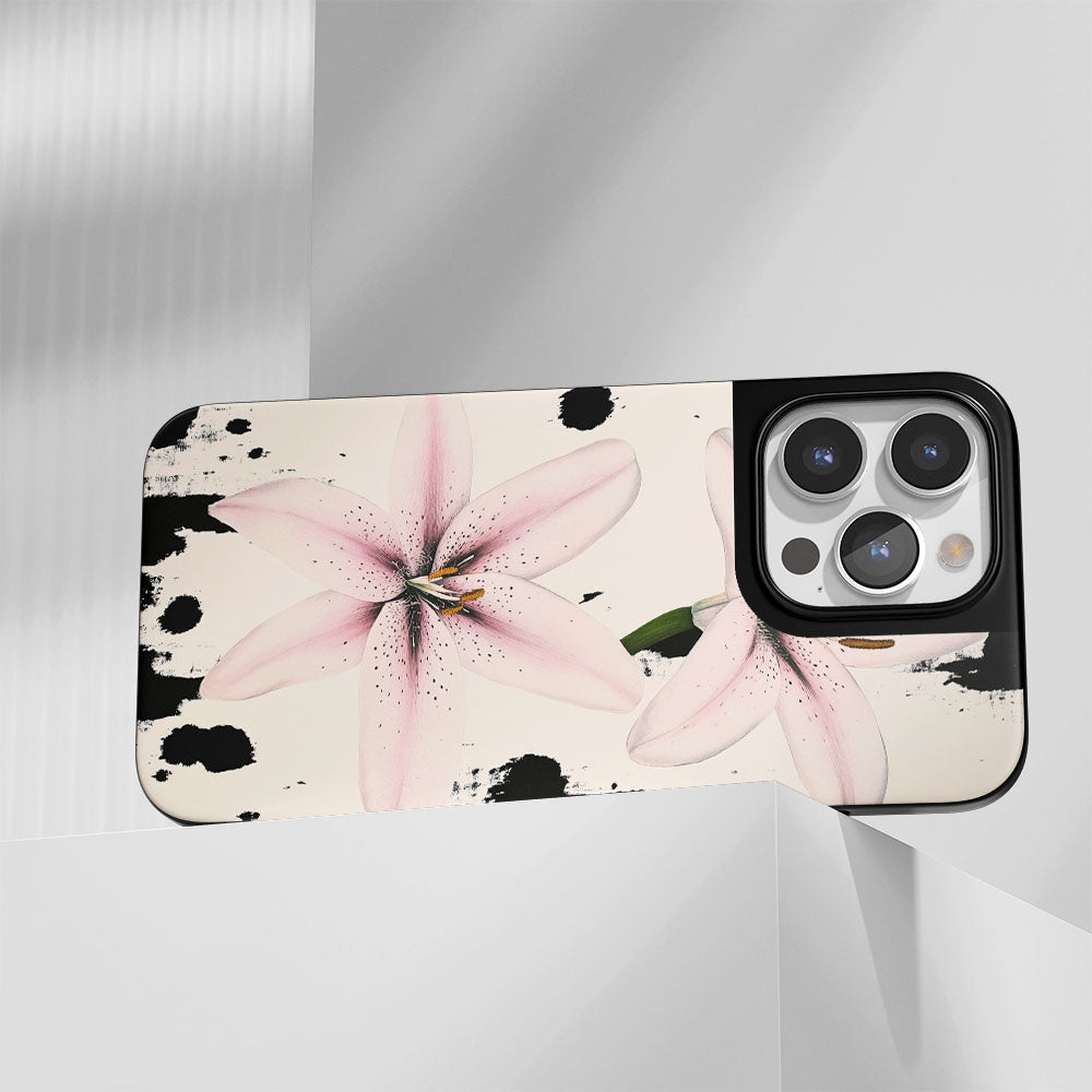 Industry-Level Tough Matte Lily iPhone Case