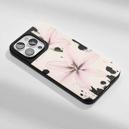 Industry-Level Tough Matte Lily iPhone Case