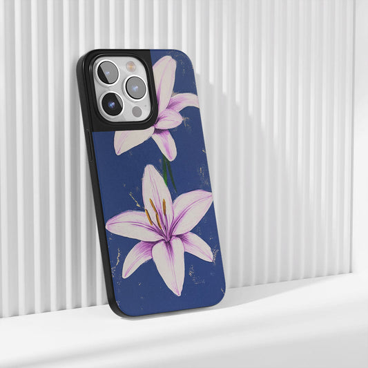 Industry-Level Tough Matte Lily iPhone Case